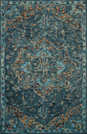 Teal / Multi / 9'-3" x 13'