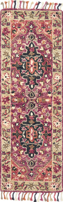 Raspberry / Taupe