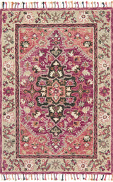 Raspberry / Taupe