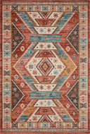 Red / Multi / 5'-0" x 7'-6"