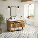 Amber Birch / White Zeus - 1 Faucet Hole