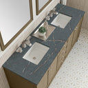 Walnut Whisper / Parisien Bleu - 3 Faucet Holes