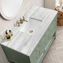 Smokey Celadon / Arctic Fall - 3 Faucet Holes