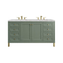 Smokey Celadon / Victorian Silver - 3 Faucet Holes