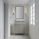 Urban Gray / White Zeus - 3 Faucet Holes