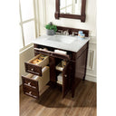 Burnished Mahogany / Carrara White - 3 Faucet Holes