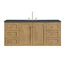 Light Natural Oak / Charcoal Soapstone - 3 Faucet Holes