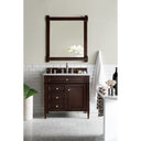 Burnished Mahogany / Carrara White - 3 Faucet Holes