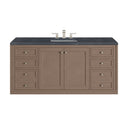 Walnut Whisper / Charcoal Soapstone - 3 Faucet Holes