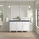 Bright White / Charcoal Soapstone - 3 Faucet Holes