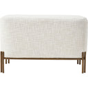 Renwil Sakura Indoor Iron Bench - Antique Brass