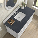 Bright White / Charcoal Soapstone - 3 Faucet Holes