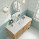 Light Natural Oak / Victorian Silver - 3 Faucet Holes