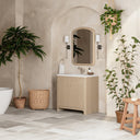 Coastal Driftwood / White Zeus - 1 Faucet Hole