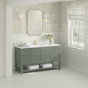 Smokey Celadon / White Zeus - 1 Faucet Hole