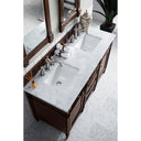 Burnished Mahogany / Carrara White - 3 Faucet Holes