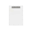 Glossy White / Champagne Brass