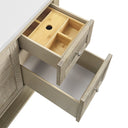 Whitewashed Oak / Victorian Silver - 3 Faucet Holes