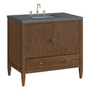 Mid-Century Walnut / Parisien Bleu - 3 Faucet Holes
