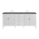 Bright White / Parisien Bleu - 3 Faucet Holes