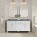 Bright White / Parisien Bleu - 3 Faucet Holes