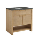 Seaside Oak / Parisien Bleu - 3 Faucet Holes