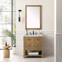 Light Natural Oak / Victorian Silver - 3 Faucet Holes
