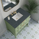 Pistachio / Charcoal Soapstone - 3 Faucet Holes