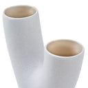 Renwil Jocasta Indoor Ceramic Stoneware Large Vase - Te xtured Matte Off-White
