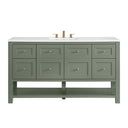 Smokey Celadon / White Zeus - 3 Faucet Holes