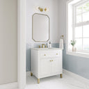 Glossy White / Lime Delight - 3 Faucet Holes