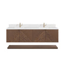 Chestnut / White Zeus - 1 Faucet Hole
