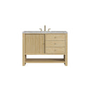 Sunwashed Oak / Victorian Silver - 3 Faucet Holes