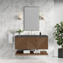 Chestnut / Charcoal Soapstone - 3 Faucet Holes