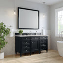Black Onyx / Victorian Silver - 3 Faucet Holes