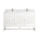 Glossy White / White Zeus - 1 Faucet Hole