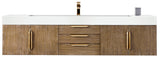Radiant Gold / Glossy White - 1 Faucet Hole