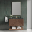 Chestnut / Charcoal Soapstone - 3 Faucet Holes