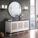 Glossy White / Parisien Bleu - 3 Faucet Holes