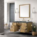 Light Natural Oak / Parisien Bleu - 3 Faucet Holes