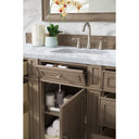 Whitewashed Walnut / Carrara White - 3 Faucet Holes