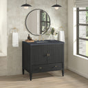 Carbon Oak / Charcoal Soapstone - 3 Faucet Holes
