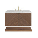 Chestnut / Eternal Jasmine Pearl - 3 Faucet Holes