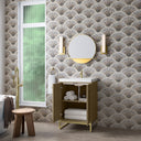 Walnut Whisper / Champagne Brass