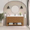 Amber Birch / White Zeus - 1 Faucet Hole
