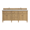 Light Natural Oak / Eternal Jasmine Pearl - 3 Faucet Holes