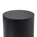 Renwil Domus Indoor Iron Sheet Indoor/Outdoor Side Table - Matte Black