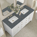 Bright White / Parisien Bleu - 3 Faucet Holes