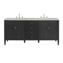 Carbon Oak / Eternal Jasmine Pearl - 3 Faucet Holes
