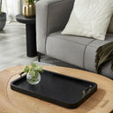 Renwil Hudson Indoor Mango Wood Tray - Black
